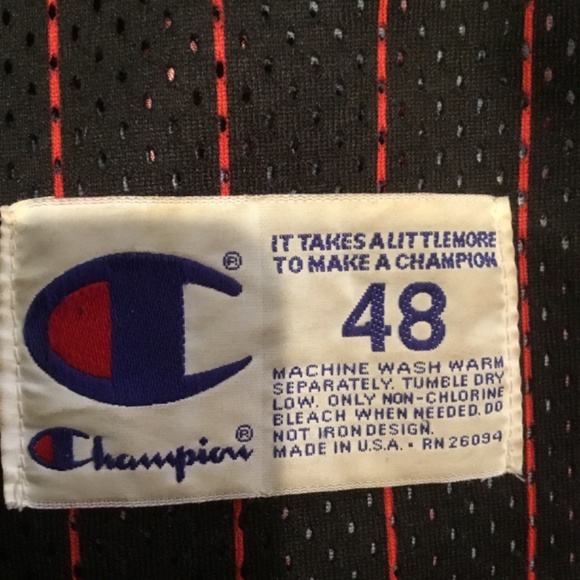 🏀 Michael Jordan Authentic Vintage Champion 96 97 Bulls Jersey Size 48 XL 🏀 - Picture 3 of 5